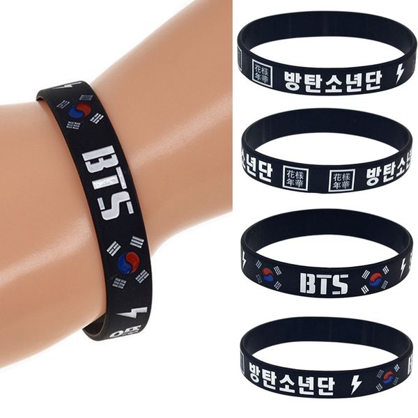 

BTS силиконовый браслет Bangtan мальчики браслет дружбы браслет для женщин мужчины юв