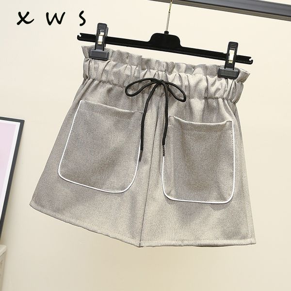 

2019 new summer fashion new women shorts female high waist casual suit shorts black white women short pants ladies, White;black