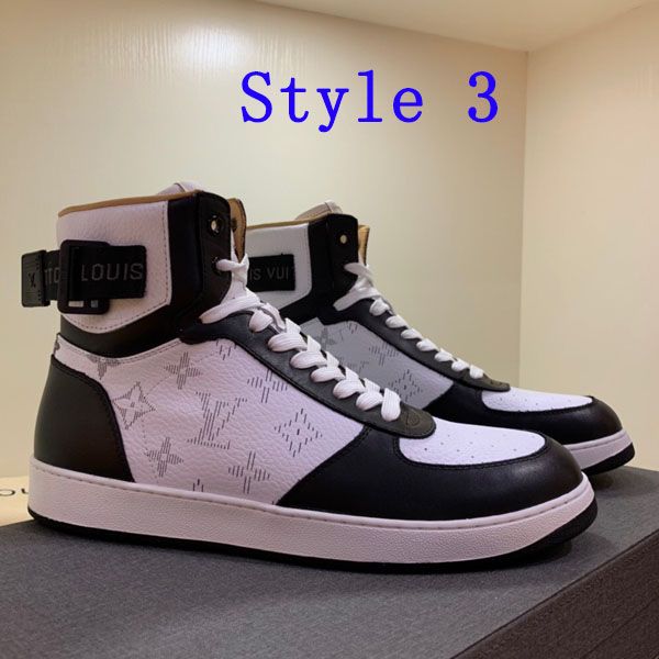

new fashion men's platform casual shoes luxury lace up outdoor sports shoes superstars printed leather high-skateboard shoes for man, Black