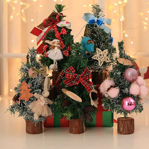 

uk desk table mini christmas xmas christmas tree small party ornaments decor 1pc