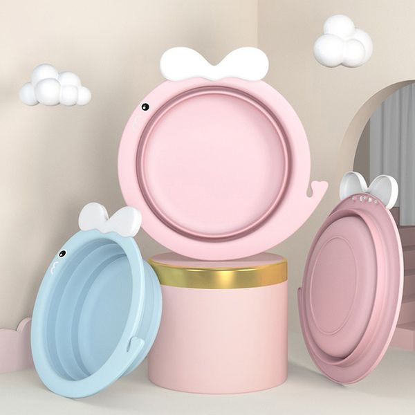 

складной умывальник ведро путешествия портативный детские бассейна дети новорожденных утолщаются лицо ноги задница конфеты цвет контейнер