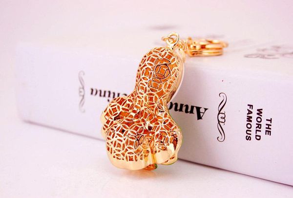 

fashion- chain crystal rhinestone paved chinese cabbage vegetable pendant car keychain fashion women gold tone metal key ring, Slivery;golden
