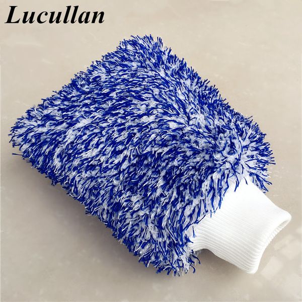 

lucullan maximum absorbancy glove high density microfiber car wash miscratch perfect for everyday detailing