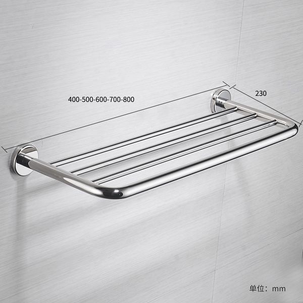 

40cm/50cm /60cm 70cm/80cm/ single fixed bath towel holder polished stainless steel brief styletowel rack for bathroom accessory