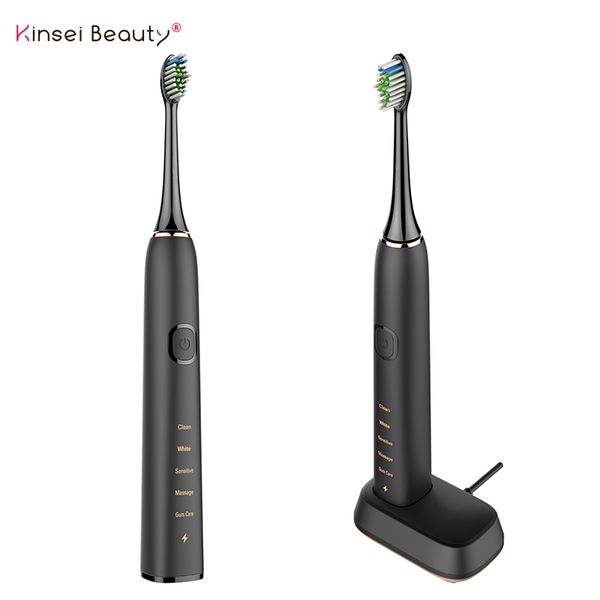 

waterproof sonic electric toothbrush 5 modes power sonic vibrating toothbrush portable rechargeable wireless sonic tooth brush
