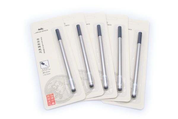 

5pcs jinhao rollerball pen refills 0.5mm black brand new, Black;red