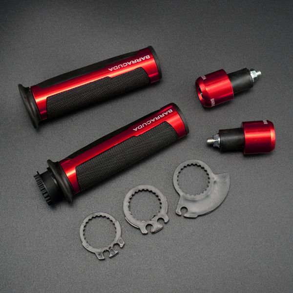 

mx 1pair 7/8" motorcycle aluminum alloy modification accessories bike handlebar hand grip comfort rubber gel cnc universal grips
