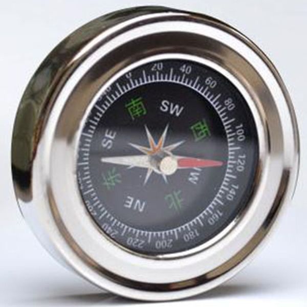 

6cm/2.36" stainless steel compass waterproof pocket size outdoor camping gear adventure survival accessory a6hc suit for camping