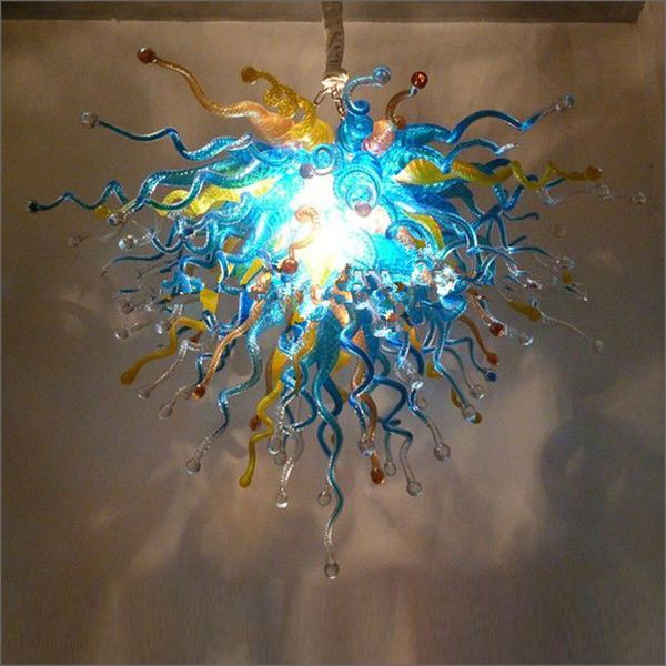 Free Air Staircase Mouth Blown Glass With 110v 240v Led Bulbs Warranty Clear Pendant Lights For Kitchen Decor Light