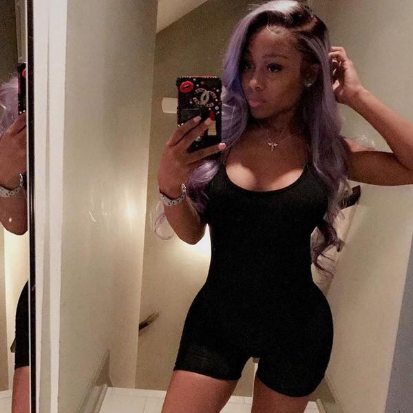 

summer slim fit ромпер рукавов rompers легкий костюм с шортами женщин комбинезоны бленда хлопка bodycon bodysuits женский фитнес одежда, Black;white