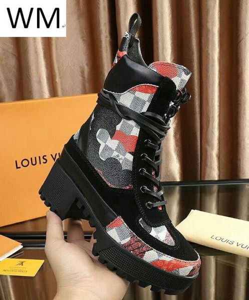 

duping520 winter new booties with high heel martin boots leather platform riding rain boot boots booties sneakers dress shoes
