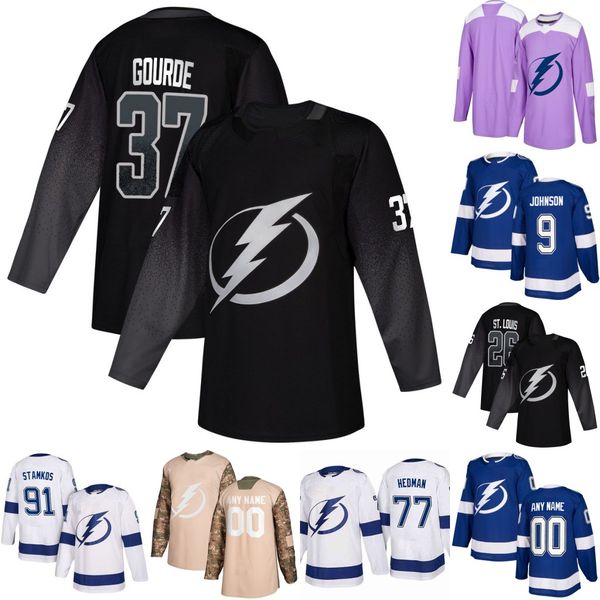 

Mens Tampa Bay Lightning 71 Anthony Cirelli 6 Anton Stralman 7 Mathieu Joseph 5 Dan Girardi 55 Braydon Coburn Hockey Jerseys S-3XL