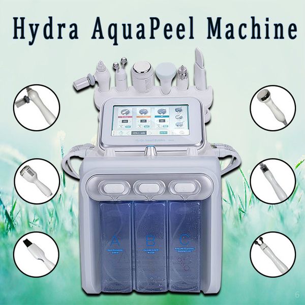 

selling us 6in1 h2-o2 hydrodermabrasion ultrasound head oxygen jet rf cold hammer equipment