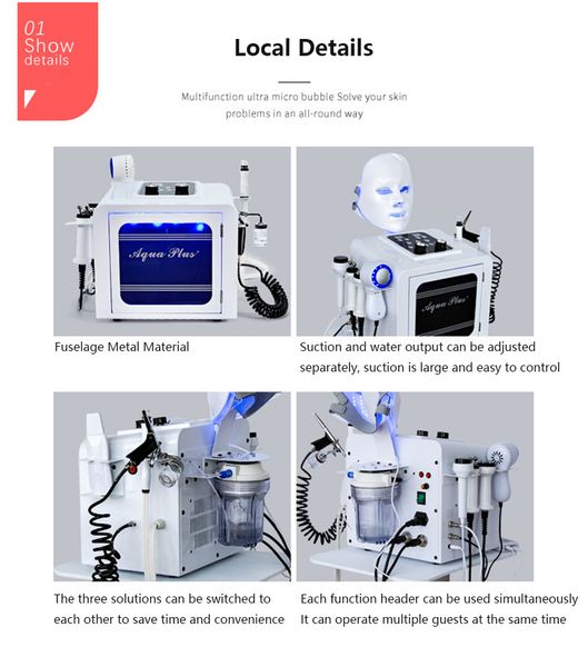 

hydrafacial вода hydro микродермабразие кожи лица пилинг ультразвуковой машина кожа rejuvention bio rf подтяжка лицо глубокая очистка