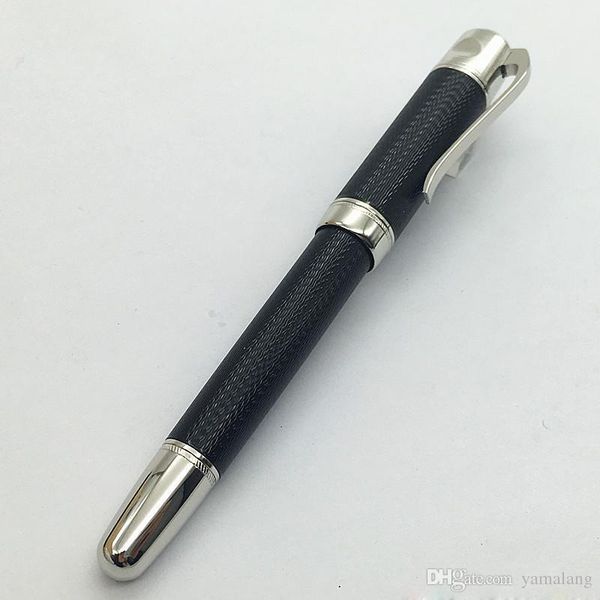 

luxury pen black / blue color stationery metal fountain pens for gifts (m nib