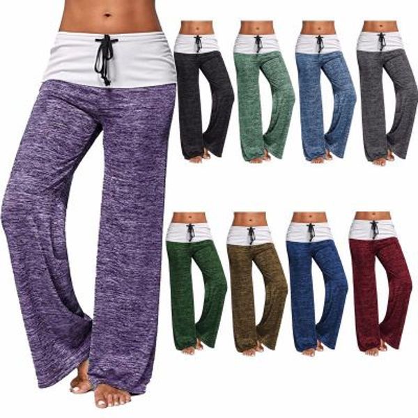 

women's designer yoga pants quick-drying sweatpants outdoor casual wide-leg pants with waistband pants women trousers