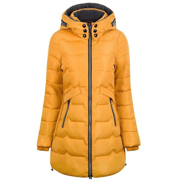 

winter jacket women plus size 7xl slim female cotton coat thick warm long paragraph down jacket women winter hooded parka mujer, Tan;black