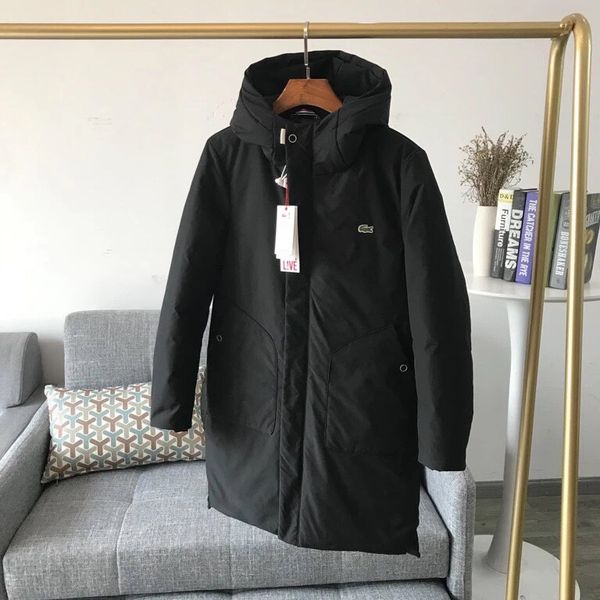 

19aw new arrivals lc luxurious white duck down long down jacket men women casual winter loose fashion jacket size m-3xl, Blue;black