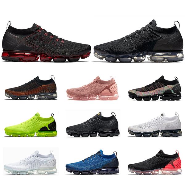 

Hot sale men women running shoes breathable top quality triple white BLACK RUST PINK CHROME Dark Grey fashion mens trainers sports sneakers