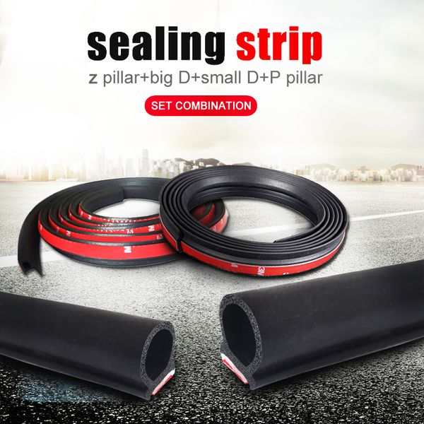 

car door seal strip 5m d+8m z+8m p isolation rubber sealtant for protecting the car doors engine and trunk