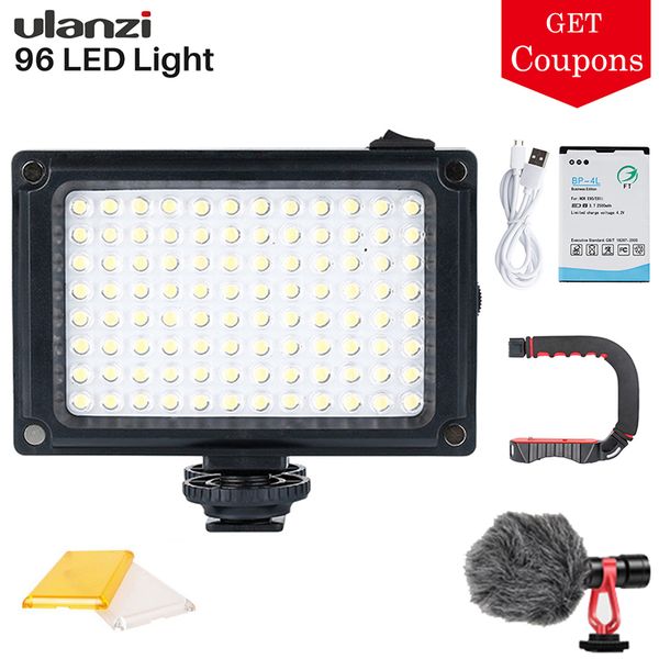 

ulanzi mini led video light p lighting on camera hoe dimmable led lamp for canon nikon sony dslr youtube vlogger gimbal