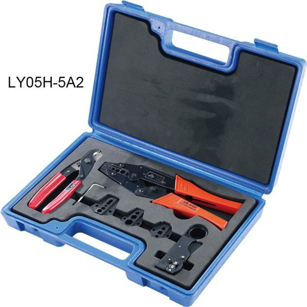 

опрессовки зажимные инструменты cap / коаксиальный кабель терминалы комплект 230мм hs-40j мультифункциональный цвета углеродистая сталь мног