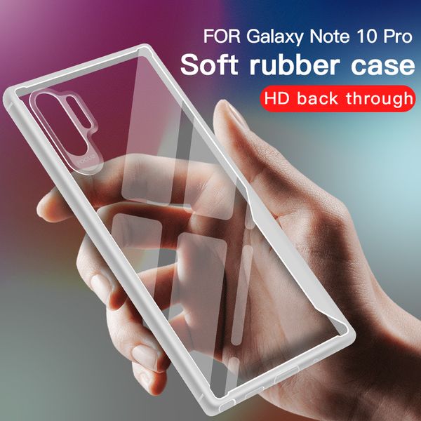 

soft tpu new style clear mobile phone accessories smart back cover case for samsung galaxy note 10 plus case s10 plus