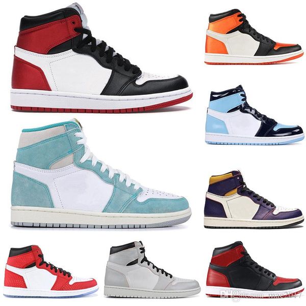 

новые мужские женские баскетбольные туфли сатин черный носок 1 1s обсидиан unc бесстрашный фантом человек-паук тень unc спорт кроссовки корз