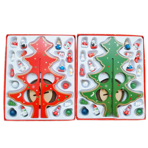 

christmas decoration wooden christmas tree production dining table diy sturdy tree fashion sense atmosphere