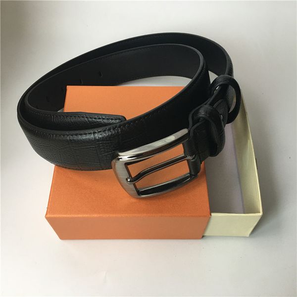 

2020 design belt men women fashion belt genuine leather luxury belts brand waist belts gold silver black, Black;brown