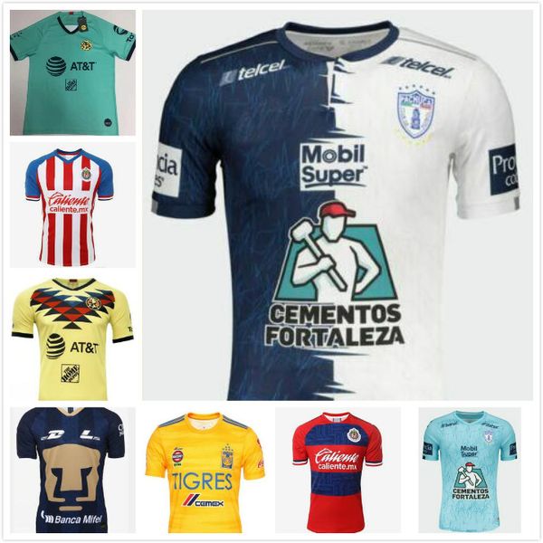 

dhl 2019 2020 mexico liga mx chivas guadalajara club america unam tigres 2019 soccer jerseys 19 20 cruz azul football shirts, Black;yellow