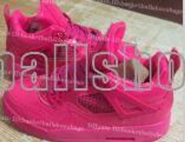 

mens j 4 jumpman basketball shoes 4s pink sneakers size valentine series sneakers factory outlet 1