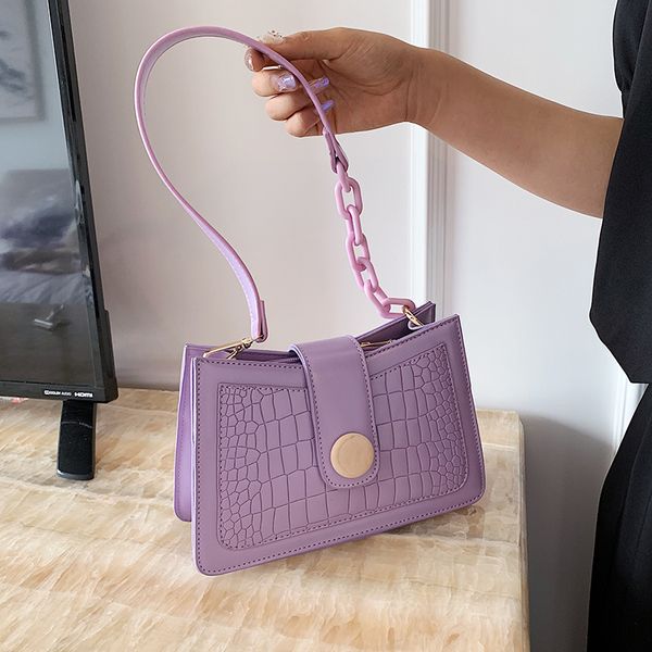 

new french design fashion stone pattern armpit bag & elegant chain shoulder bag handbag width 22cm height 15cm thickness 7cm