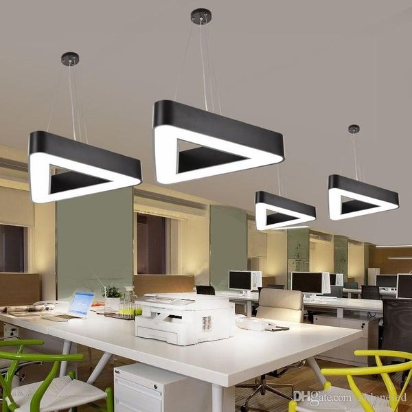 

современный металл три led свет подвеска минимализм белый черный подвеска светильники luminaria lampares водить висячие свет подвески лампы