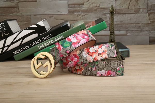 

2019 new fa hion floral belt luxury de igner belt ladie and men new fa hion belt freight free