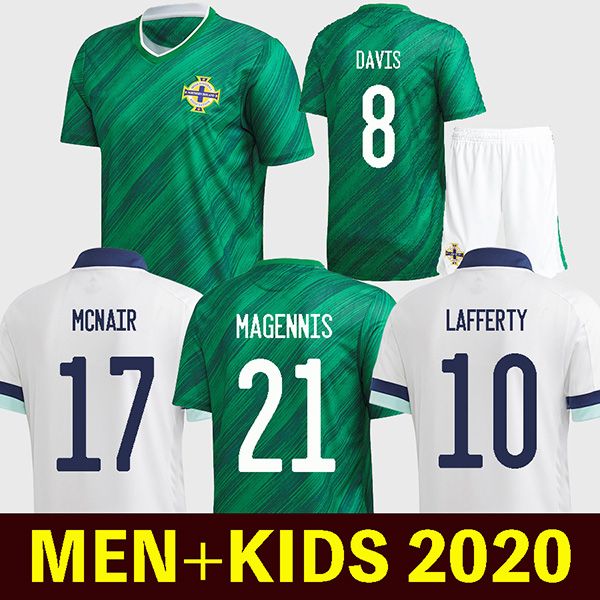 

men + kids northern ireland 2020 soccer jerseys magennis lafferty camiseta de foot football shirt mcnair jones evans maillot de foot, Black;yellow