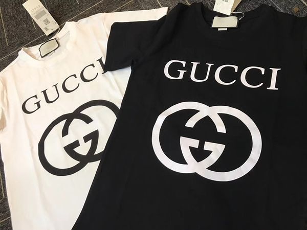 

2018 Luxury Europe Italy High Quality Summer brand fashion cotton oversized t-shirt