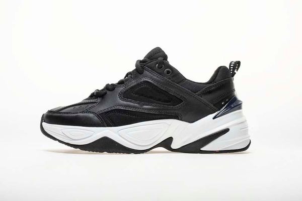 

box) a+++ black/white air m2k tekno dad running shoes women mens sports shoes trainers sneakers