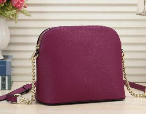 

selling fashion designer women pu single shoulder bag purple women chain belt shoulder bag lady's satchel mobile bags female shell