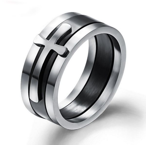 Am /_ Einfach Titan Stahl Ring Ehering Frauen Männer Paar Schmuck Geschenk Größe