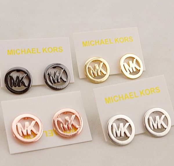 

Hot ale m tud earring round letter earing fa hion jewelry brand jewellery for women ladie ilver gold ro e gold 008 e01 e02