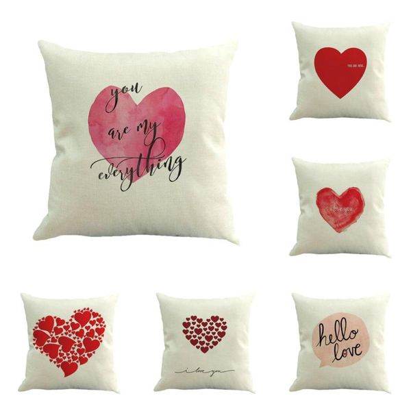 

happy valentine's day throw pillow case sweet love square cushion cover valentines day pillow cover covers decorative new