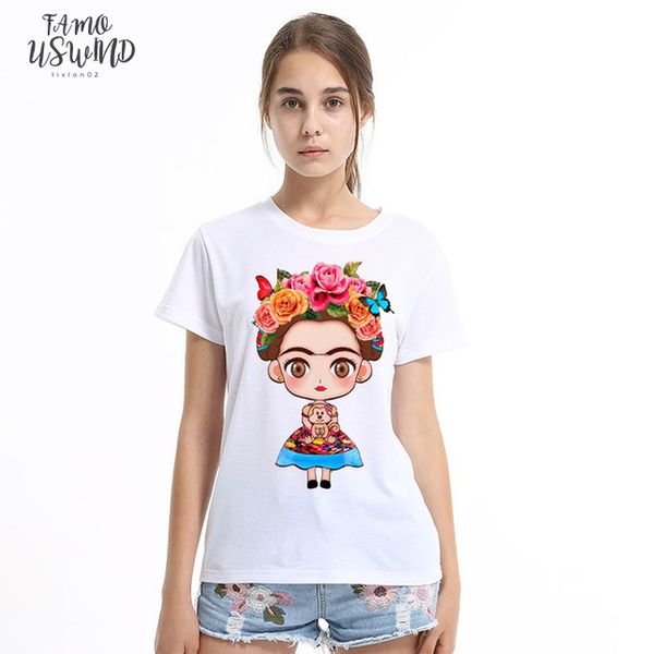 

2020 summer women t shirt funny friends t shirt donut and coffee duo flowy print tees couple, White
