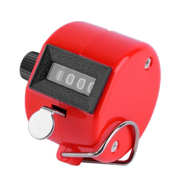 

4 digit портативный удобный пластик + металл ручной tally счетчик clicker руководство количество counting golf два цвета доступные