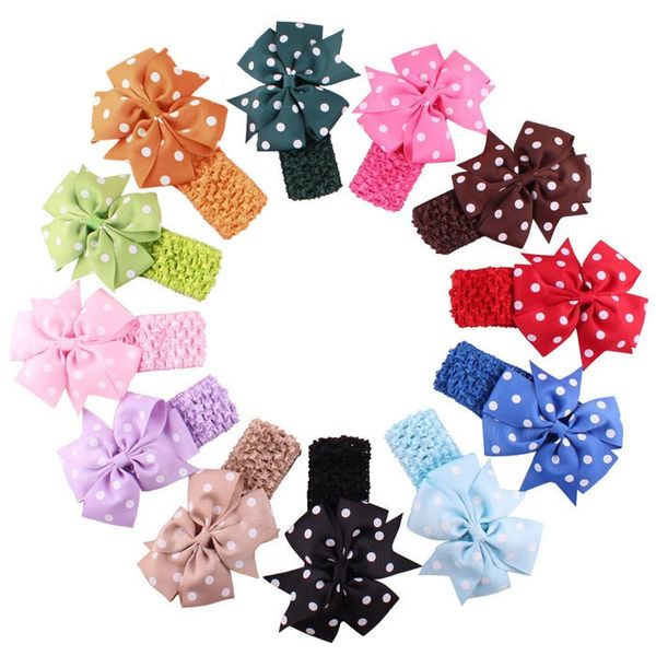 

оголовье головки цветка wear wave бандо новорожденных фотографии реквизит ребенок аксессуары для волос babys ободки девушки opaska dla, Slivery;white