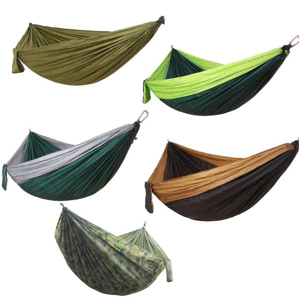 

leisure hammock outdoor backpacking travel survival hunting sleeping bed portable hammock super light