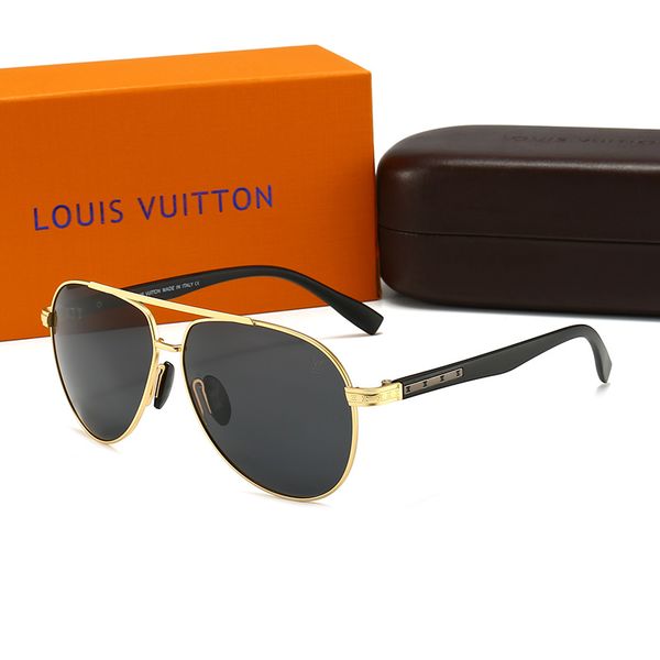 

designer aviator sunglasses beach male and female frog mirror metallic glasses frame polaroid mirror uv400 glasses yellow box, Black