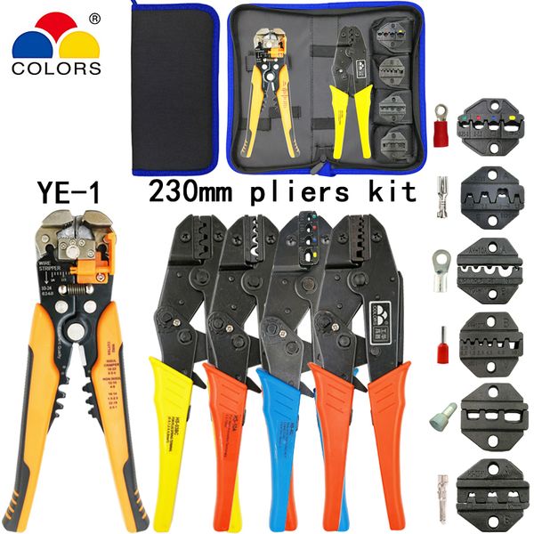 

kit crimping pliers hs-40j/03bc/10a/10wf wire stripper multifunction tools for insulation/tube/pulg terminals electrical tools