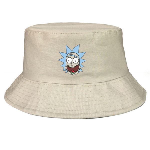 

bucket hats rick and morty print fishing outdoor hip hop cap men's summer fisherman hat women bone feminino funny cap, Blue;gray