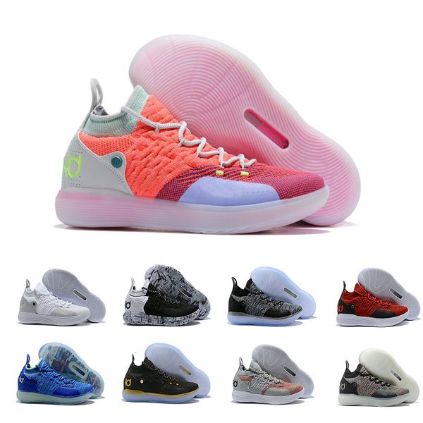 

2019 kd 11 basketball shoes black grey persian violet chlorine blue sneakers kevin durant 11s designer mens trainers des chaussures zapatos